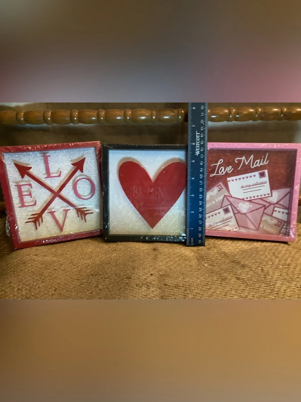 Bundle of valentine craft items